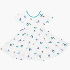 Kyte Baby Dragon Print Twirl Dress